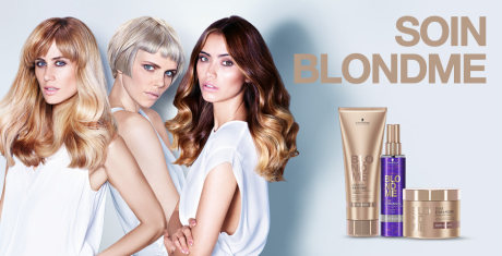 gamme soins cheveux blonds BLONDME