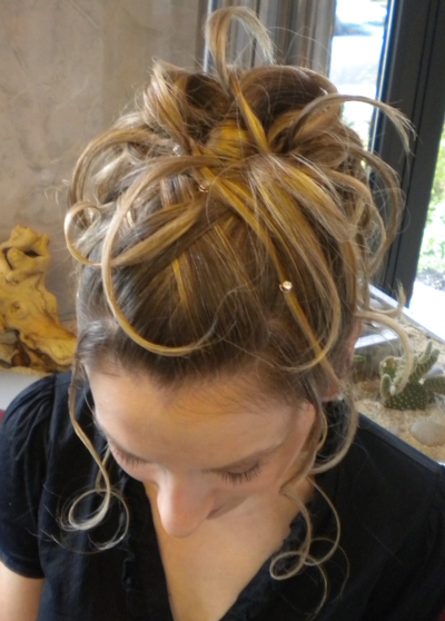 chignon croise