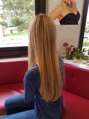 coiffure cheveux longs bouclés