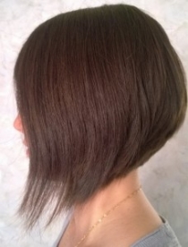 coiffure femme vue cote